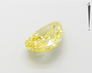 Diamante Cultivado en Laboratorio HPHT CVD de 1.33 Ct, Certificado IGI GIA, Amarillo VVS VS, Corte Perla, Diamante Suelto - Product Image 3