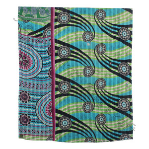 Couverture Kantha Gudari GD1008, couverture Kantha Gudari indienne réversible, cousue à la main, couverture lourde, ancien sari, patchwork lourd - Product Image 2