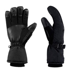 Mitaines et gants de ski unisexes pour hommes et femmes, imperméables, doigts entiers, paume résistante, fermeture à scratch, sports de plein air - Product Image 2