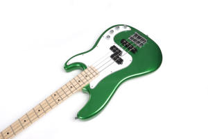 Smiger all'ingrosso corpo in pioppo lucido collo in acero e bullone per tastiera su costruzione G-B7-4 classico verde metallizzato pij bass - Product Image 2