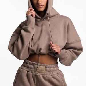 Jersey con capucha de manga larga para hombre, sudadera de gimnasio, chándal liso de talla grande, ropa deportiva bordada para Sudadera con capucha con estampado de soplo - Product Image 2