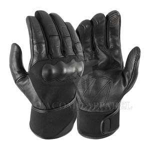 Guantes deportivos de piel de vaca auténtica para moto, diseño transpirable, equipo de montar cómodo, aguja para pantalla táctil - Product Image 1