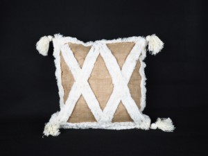 Housse de coussin en macramé, taie d'oreiller, taie d'oreiller décorée tricotée à la main, housse de coussin de luxe - Product Image 2