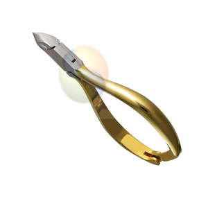 Pince à cuticules professionnelle en acier inoxydable allemand avec lames à joint en boîte tranchantes, pince à ongles et à cuticules robuste, fabrication - Product Image 2