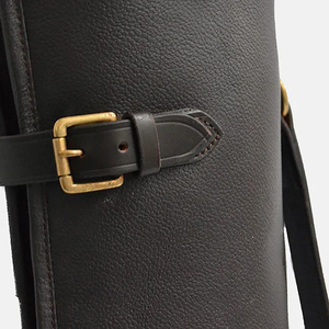 Étui à arme tactique en cuir souple et rond pour la chasse et la sécurité, sac à arme multi-poches résistant à la pression avec bandoulière - Product Image 3