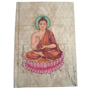 Magnifique carnet à couverture rigide fait main en papier de coton recyclé, multiples motifs / Idéal pour le travail et les projets personnels - Product Image 1