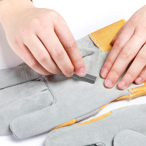 Guantes de Soldadura de Cuero Sunland, Guantes de Cuero de Cabra, Guantes de Seguridad de Cuero para Trabajo Industrial y Construcción - Product Image 3