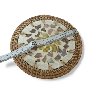 Mantel Individual de Nácar con Ratán a Precio Económico para Distribución al por Mayor y Decoración de Mesa de Vietnam - Product Image 2