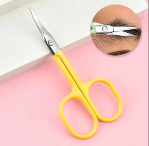 Tijeras de uñas de acero inoxidable con mango de cerámica de alta calidad, hoja recta, punta afilada para belleza, manicura, pedicura, cuidado de cutículas - Product Image 3