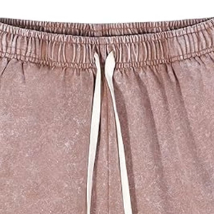 Pantalones Cortos de Algodón Lavado para Hombre, Estilo Urbano, Diseño con Logotipo Personalizado, Pantalones Cortos Casuales de Verano, Estilo Vintage - Product Image 5