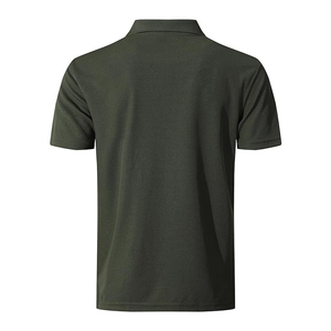 Polo extensible pour hommes et femmes évacuation de l'humidité respirant coupe ajustée séchage rapide uniforme de bureau personnalisé fournisseur en gros en vrac - Product Image 5