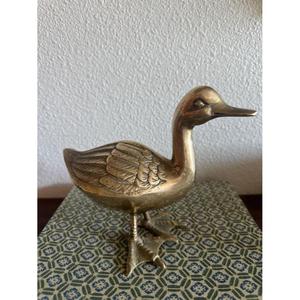 Hecho a mano antiguo pato escultura precio al por mayor latón lujo pato ornamento boda Festival decorativo Vintage pato último - Product Image 2