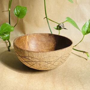 Cuenco de Cáscara de Coco Artesanal, Artesanía de Madera Pulida para el Hogar, Restaurante, Smoothies, Ensaladas, Usos Culinarios, Cajas de Madera, Letreros de Pared - Product Image 3