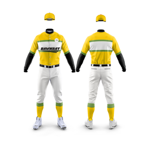 Conjunto de Uniforme de Béisbol Elite Personalizado |   Uniforme de Béisbol con Logotipo y Números Personalizados |   Uniforme de Béisbol Transpirable de Poliéster - Product Image 3