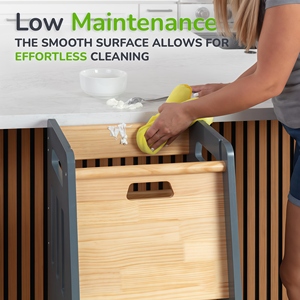 Tour d'apprentissage Montessori en bois antidérapant <span class=keywords><strong>pour</strong></span> tout-petits, aide <span class=keywords><strong>de</strong></span> cuisine, activités, marchepied <span class=keywords><strong>pour</strong></span> enfants - Product Image 4