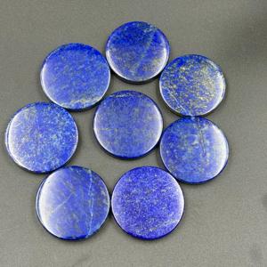AAA + 100% Cabochon d'opale naturelle taille personnalisable forme ronde Lapis Lazuli pierre précieuse en vrac couleur bleue pour la fabrication de bijoux - Product Image 2