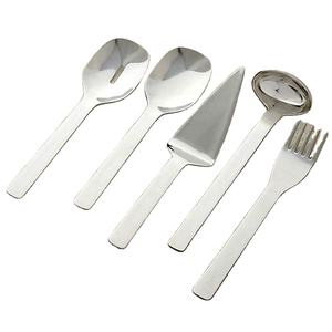 Service à salade en acier inoxydable de haute qualité au design moderne unique, ensemble de haute qualité au look royal pour la maison de mariage - Product Image 1