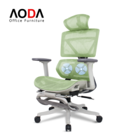 Chaise de bureau ergonomique électrique avec massage, chaise de direction avec alimentation intégrée et soutien confortable, Silla Escritorio Fotel Biurowy