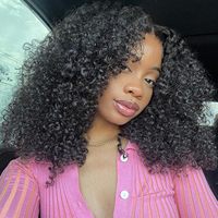 G.S. Extensiones de Cabello Humano Virgen 100% Natural, Estilo Pixie Curl, Listas para Enviar