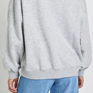 Latest Design <b>Women</b> <b>Sweatshirt</b> With <b>V</b> <b>Neck</b> Perfect For Casual Wear With Soft Material Drop Shoulder For Comfort With Full Sleeve - Product Image 6