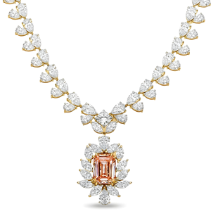 Collier Goutte de Déesse en Or Blanc 14K avec Émeraude Rose Vif Fantaisie de 10,00 Carats, Certifiée IGI, Clarté VS1, Cultivée en Laboratoire - Product Image 6