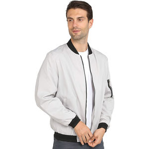 Chaqueta Bomber de Invierno para Hombre, Estilo Urbano, con Cierre, Cuello Alto, Logotipo Frontal, Personalizable, Gran Venta - Product Image 6