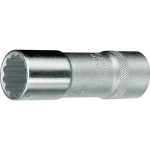 GEDORE 19 L 1/2\" <b>12</b>-<b>Point</b> Key White <b>Socket</b> Wrench Insert 27mm Length 82mm Shop Tool - Product Image 1