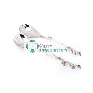 Servidores de ensalada de flores enjoyadas, juego de cubiertos de la mejor calidad, rallador de verduras a mano, Secador, herramienta de cocina, incluye Spinner de ensalada - Product Image 1