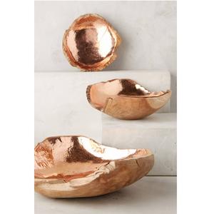 Cuenco artístico de cobre para servir con patrones grabados a mano, ideal para regalar y centro de mesa de comedor decorativo - Product Image 4