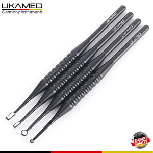 Ensemble de 4 micro-miroirs dentaires LIKAMED, stérilisables, réflecteur, odontoscope, 4 tailles avec poignées - Product Image 3