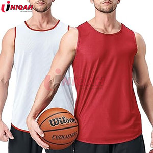 ชุดเสื้อบาสเก็ตบอลตาข่ายน้ำหนักเบาแบบย้อนกลับของผู้ชายเสื้อกีฬาแห้งเร็วระบายอากาศได้ดี - Product Image 2