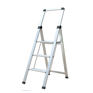 NKVL-4SL <b>Aluminum</b> Folding <b>Ladder</b> Multi-Purpose Best Choice for House Apartment School Vietnam Made Supermarket Warehouse Use - Product Image 4
