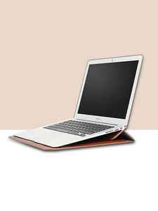 Durable Handmade Genuine <b>Leather</b> Modern Lightweight Portable <b>Laptop</b> <b>Sleeve</b> Soft Inner Lining Customizable for Office Business - Product Image 4
