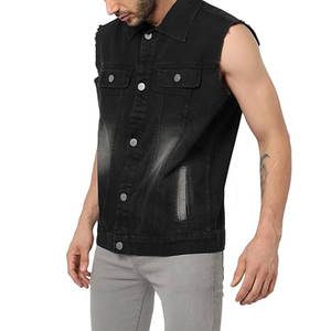 Moda por encargo vaca ocultar Jeans chaleco hombres Slim Fit hecho en Pakistán Jeans chaleco 2024 - Product Image 5