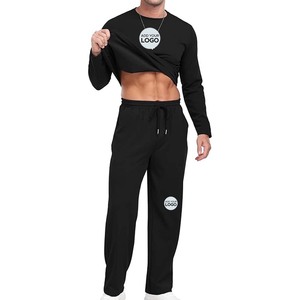 Conjuntos de 2 Piezas, Chándal Color Block, Conjuntos Casuales de Felpa - Product Image 4