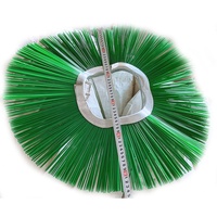 Brosse ondulée standard de balayeuse 6.4x24 6684129 brosses de gaufrette de mélange d'acier de poly et d'acier de matériel de construction