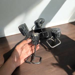 Piedra de turmalina negra cristal Natural al por mayor Piedra en bruto de gran calidad tallada pulida para Feng Shui decoración del hogar religiosa - Product Image 5