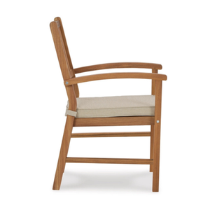 Janiyah Simple moderno al aire libre comedor brazo silla teca madera y Suar caoba muebles portátiles para dormitorio 1712567 - Product Image 2