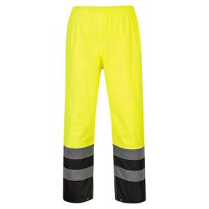 Venta al por mayor 100% pantalones de seguridad de poliéster para hombre 2 Tune tela resistente alta visibilidad ropa de trabajo pantalón de seguridad reflectante para hombre - Product Image 2