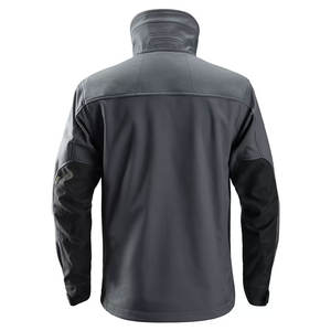 Best-seller Veste softshell imperméable à fermeture éclair avec logo brodé personnalisé Manteaux en polyester Veste coupe-vent pour hommes - Product Image 2