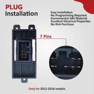 Calidad admirable up Down Shelly Parts apto para Hyundai Passengers Side I30 2013 interruptor de ventanilla eléctrica 6 pines - Product Image 3