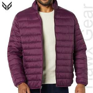 Top Selling Men's Winter Puffer <b>Jacket</b> High Quality Canvas Fabric Hooded <b>Collar</b> Lightweight for Outdoor Use - Product Image 5