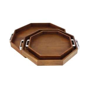 Bandeja de Servicio Bohemia de Bambú Clásica Hecha a Mano para Hotel, Cafetería, Restaurante, Cocina, Diwali, Venta al por Mayor en India - Product Image 4