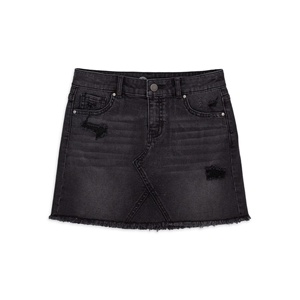 กระโปรงยีนส์ทรงเอไลน์แบบมินิสั้นลำลองคุณภาพสูงสั่งทำพิเศษสำหรับเด็กผู้หญิง ไซส์พลัส เป็นมิตรกับสิ่งแวดล้อม เอวสูงทรงเข้ารูป ลุคซักฟอก สไตล์ฤดูร้อน - Product Image 5