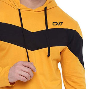 Sudadera con capucha lisa en blanco para gimnasio para hombre, venta al por mayor, sudadera para correr para hombre, sudaderas con capucha profesionales para gimnasio y Fitness para adultos - Product Image 6