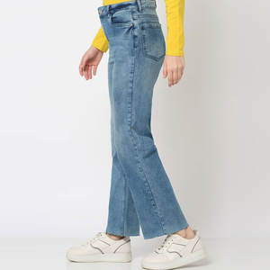 Matériau de marque pur Original produit à forte demande femmes jean pantalon usine conception appropriée séchage rapide femmes pantalon - Product Image 2