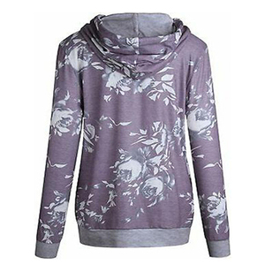 Sudaderas con capucha de invierno para mujer de alta calidad, Material polar de gran tamaño, logotipo personalizado bordado, peso pesado, manga larga, suave y cálido - Product Image 5