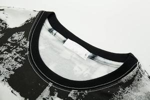 เสื้อยืดชายทรงโค้งยาว ปลายเสื้อโค้ง ทรงปกติ แขนสั้น ผ้าแคนวาส 100% ผ้าฝ้าย สามารถปรับแต่งได้ - Product Image 5