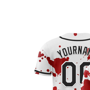 เสื้อเบสบอลระบายอากาศป้องกันแบคทีเรียปรับแต่งได้ชุดแฟนแฟชั่นสำหรับทีมในทุกขนาดจัดส่งเร็วคุณภาพสูง - Product Image 5