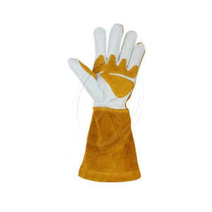 TIG ถุงมือหนังสำหรับช่างเชื่อมถุงมือป้องกันมือจากปากีสถานถุงมือเชื่อมกันความร้อนทนไฟ - Product Image 1